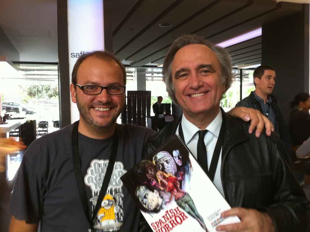 Joe Dante presentando el libro Spanish Horror