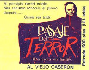 Ticket del Pasaje del Terror