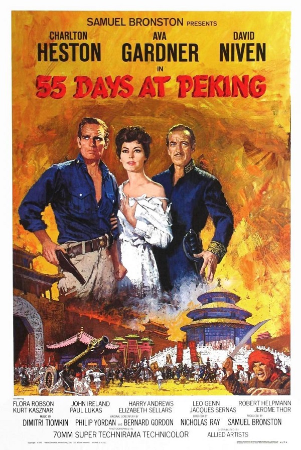 poster ""55 days at Peking"